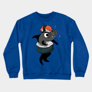 Black Moor Goldfish in Sushi Cosplay Crewneck Sweatshirt